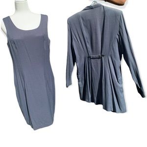 Vintage Formal Dress With Matching Coat Set